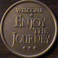 Enjoy The Journey - Recovery is a Process not an Event Medallion