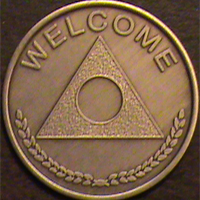 Welcome One Day At A Time Medallion