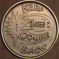 Keep Coming Back Medallion Engraved $7.50