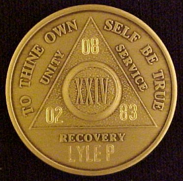 Sober 31 Year Bronze AA Chip Medallion Anniversary Sobriety Alcoholics Anonymous Birthday Recovery Coin 