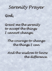 Serenity Prayer