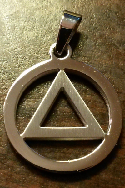AA Necklace Pendant | AA Symbol Necklace